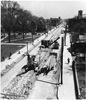 Track removal on King St at Wellington, April 1951