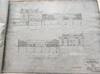 Blueprints of the CN James St station, East and West Elevations