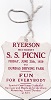 A badge for the Ryerson Methodist church Sunday School picnic