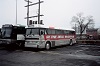 Real McCoy #62 & GO Transit #1414 at the Rebecca St Bus Terminal, Apr 15 1989.