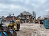 Demolition of the former Rebecca St Bus Terminal, January 2022