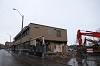 Demolition of the former Rebecca St Bus Terminal, January 5 2022