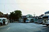 Buses lined up at the Rebecca St Bus Terminal, September 27 1973,