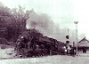 New York Central #5374 passes the TH&B Stoney Creek station in 1940