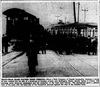 Photo of the accident published in the Februrary 6 1947 Hamilton Spectator, pg 7