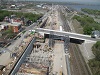 Photo taken from crane, looking west, May 8, 2015