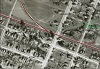 Annotated 1934 aerial photo of West Hamilton