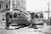 Close up of HTC 605 and B&H 235 at the Hamilton Terminal Station, 1928.