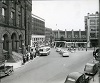 HSR 77 in front of the old City Hall at York and James, December 1952