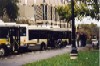 HSR 9709 with the rear wheelchair ramp in use, at McMaster University, Oct 25, 2001