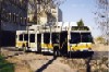 HSR 9808 in front of the McMaster University Medical Centre on the 1A KING route, April 23, 2002