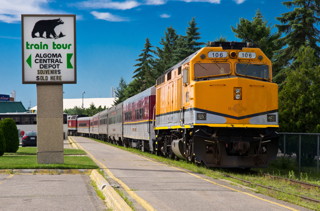 Tour Train arrives at Sault Ste. Marie