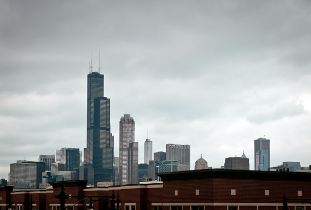 Willis Tower (formerly the Sears Tower) north of CUS