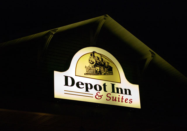 Depot Inn sign