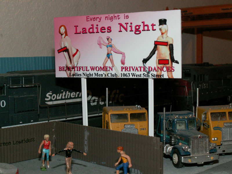 Every Night is Ladies Night Billboard Sign