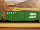 Burlington Northern box car 320158