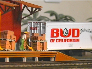 Bud of Cailifornia refrigerated trailer