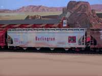 Burlington Route Covered Hopper 184507