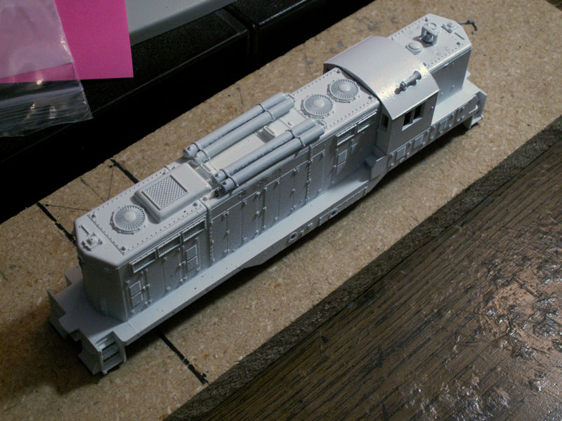 the air tank holes were drilled and the tanks were mounted