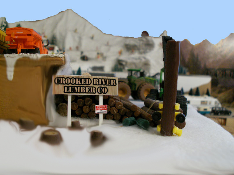 Crooked River Lumber Company No tresspassing sign