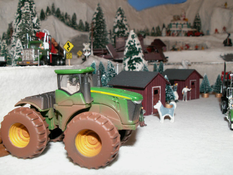 John Deer tractor for logging