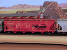 Wake and Bake Covered Hopper Rio Grande Railroad