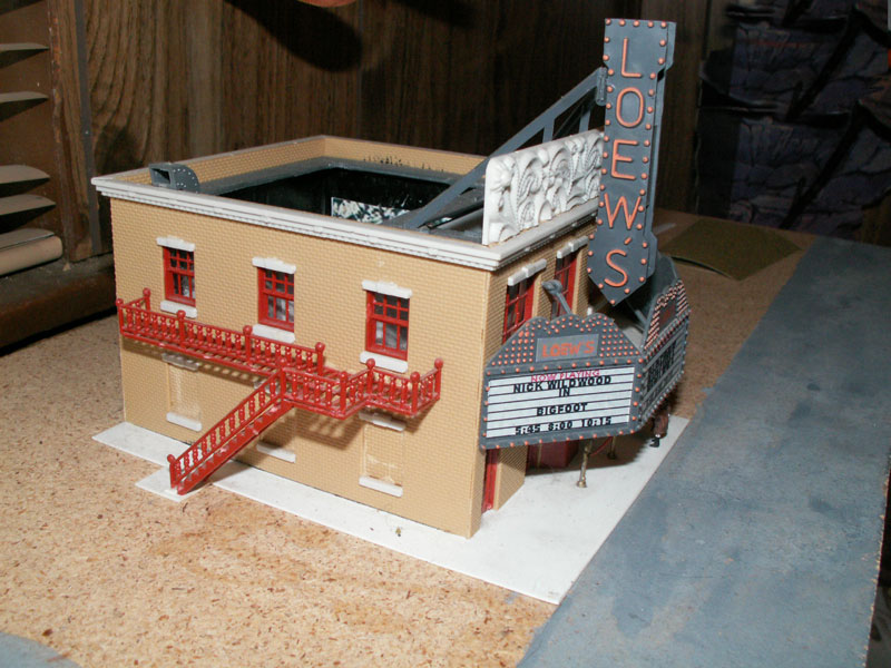 Loews Movie Theater. This scene is a work in progress.