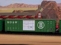 Minnesota Dakota Western Newpaper Plug Door Box Car