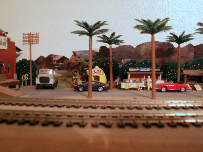 Palm trees line Palm Avenue