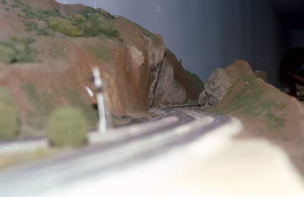 A shot through the cut..