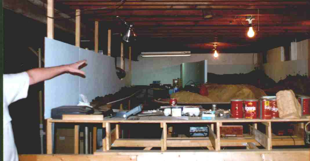 The origional layout after removal of the old office wall