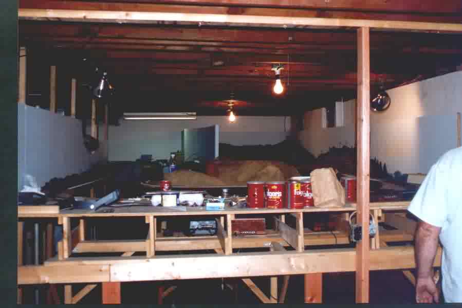 Looking east into the orrigional layout after removal of the office walls