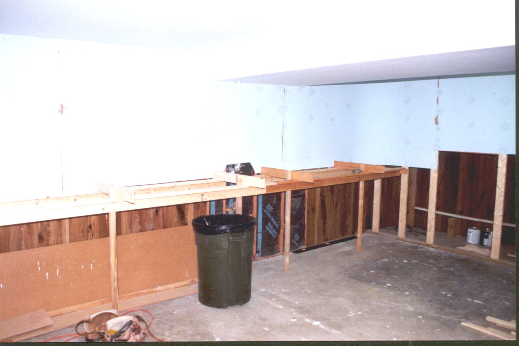 N.W. corner after benchwork..see photo 9