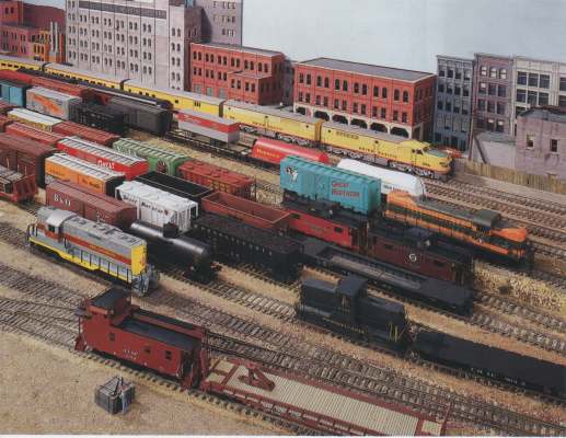 S Scale Layout Photo - Second Generation Diesel Era