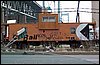 Canadian Pacific caboose near the Walt Whitman Bridge