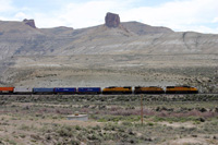 WB UP Stack Train Near Green River Wy