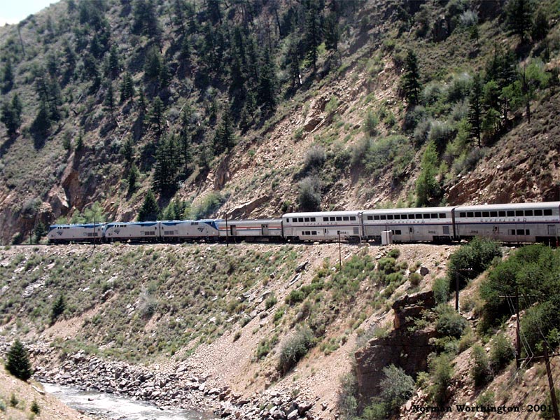 Amtrak #5 West of Denver