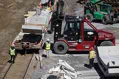 loading onto flatcar