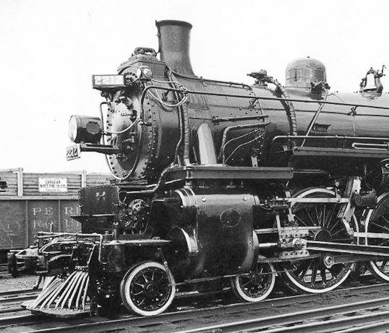CPR 12/1907. Rebuilt with vestibule cab and new larger tender.