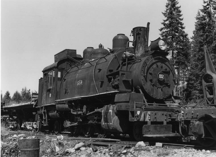 MacMillian Bloedel Locomotive No 1055 in British Columbia Train Postcard