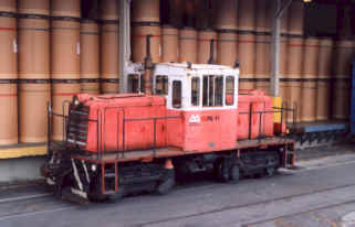 MacMillian Bloedel Locomotive No 1055 in British Columbia Train Postcard