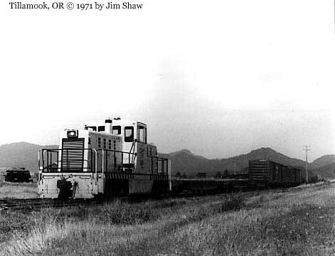 GE no. 110 with freight at Ind. Park