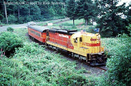 4381 on excursion train at Brighton