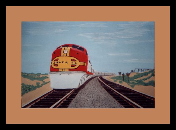 painting entitled Santa Fe pride