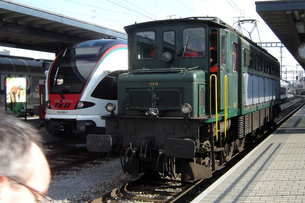 1282-0019-150207.jpg - SBB-CFF Ae 4/7 11010 + RABe 524.003-1 / Weinfelden 15.2.2007