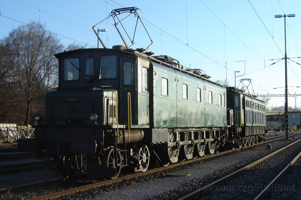 1285-0014-150207.jpg - SBB-CFF Ae 4/7 10950 + Ae 4/7 11010 / Romanshorn 15.2.2007