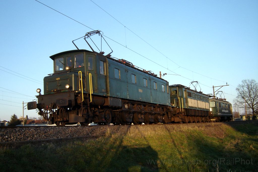 1285-0042-150207.jpg - MThB Re 416.628-6 + SBB-CFF Ae 4/7 10950 + Ae 4/7 11010 / Romanshorn 15.2.2007