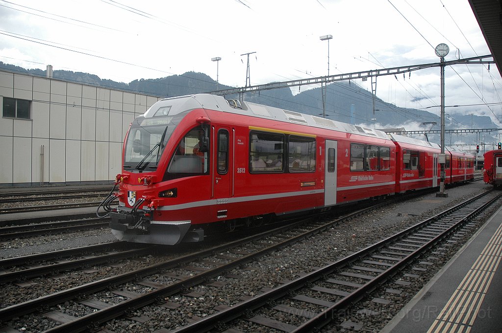 2524-0022-290712.jpg - RhB ABe 8/12 3512 «Jörg Jenatsch» / Landquart 29.7.2012