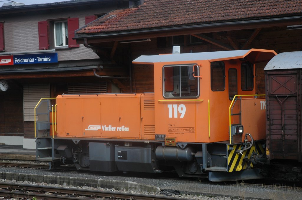 2525-0027-290712.jpg - RhB Tm 2/2 119 / Reichenau-Tamins 29.7.2012