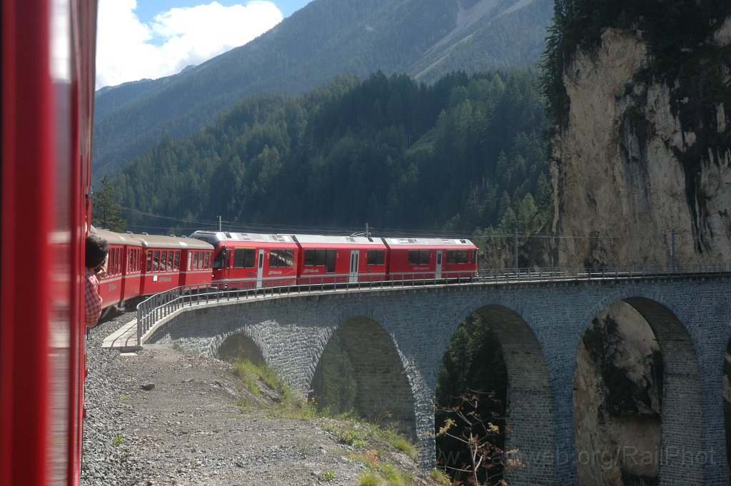 2526-0023-290712.jpg - RhB ABe 8/12 3504 «Dario Cologna» / Landwasserviadukt 29.7.2012